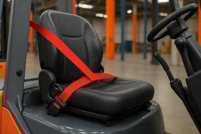 Why More Warehouses Are Switching to Red Forklift Seat Belts