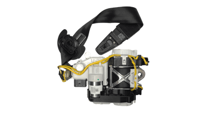 New motorized seat belts with seat belt module. Yes, we rebuild them!