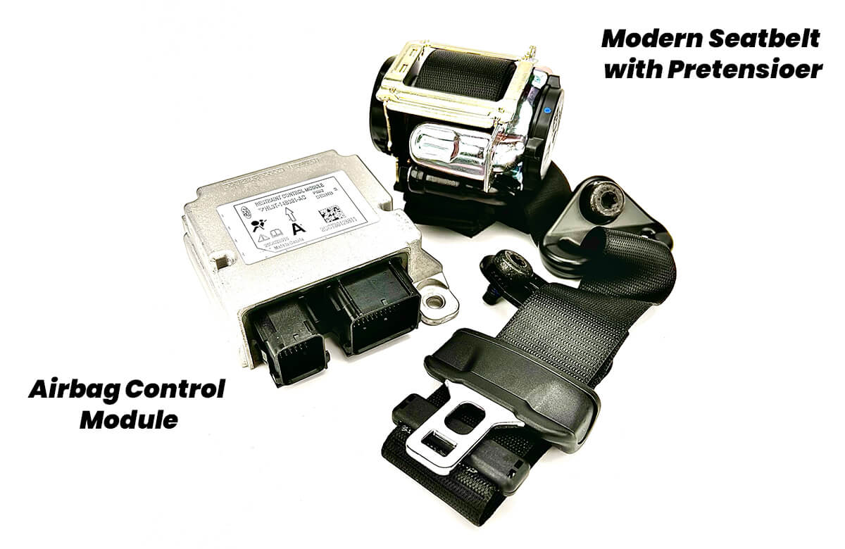 SRS Airbag Module with Seatbelt Pretensioner
