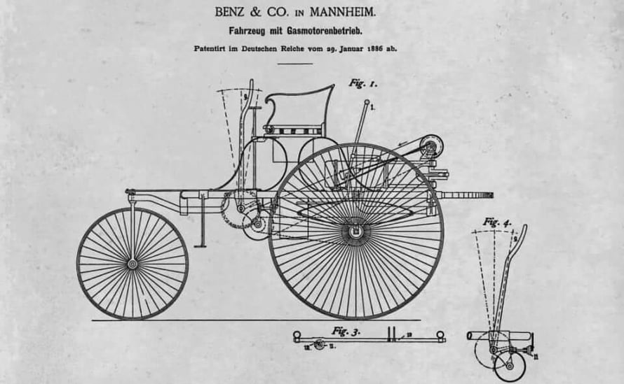 First Automobile Patent Benz | MyAirbags