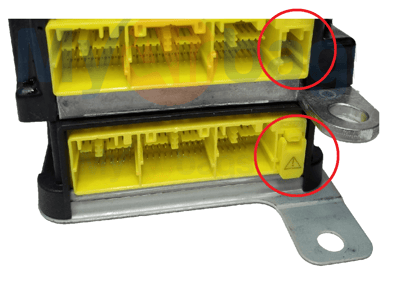 My airbag control module is missing one small connector plug. Can I use your service to repair it?