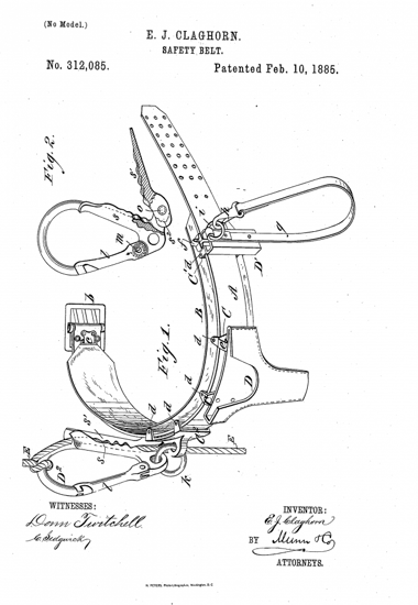 First Seat Belt Patent | MyAirbags