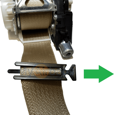 Seat Belt Clips: Why did I receive a seat belt clip with my repaired Seat Belt?