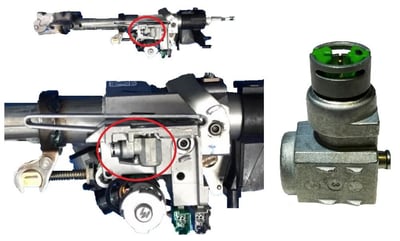 How do I know if my steering column sensor is good or bad?