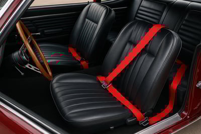 Red Seat Belts for Classic Cars: A Simple Upgrade That Makes a Big Difference