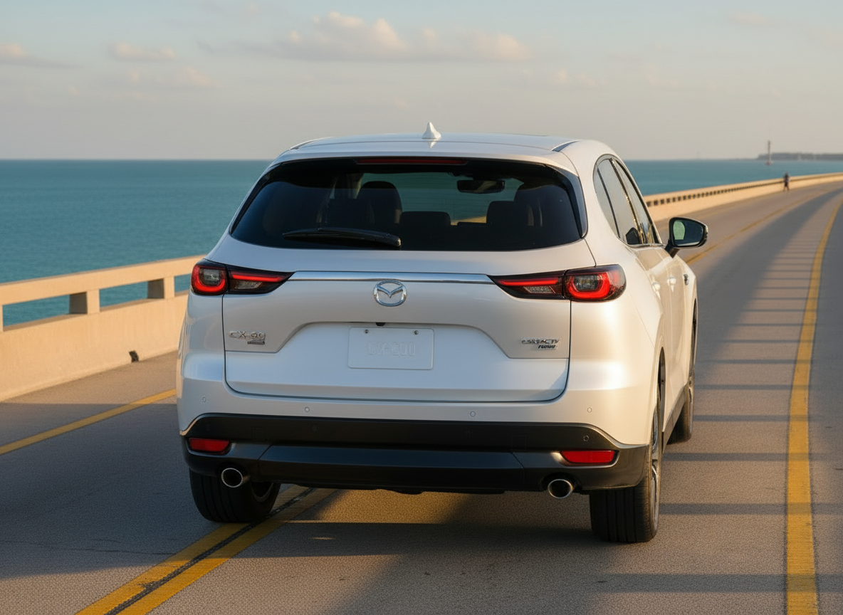 Firefly_Gemini Flash_Now zoom in on the CX-60 from the back 458663